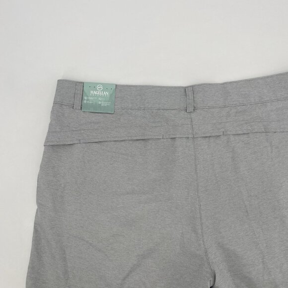 Magellan Women's 1X Monument Heather Hiking Drawstring Falcon Lake 6” Shorts NWT - Picture 12 of 12